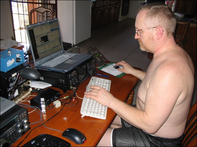 YL2GM after CQ WPX RTTY 2005 as 9Y4W