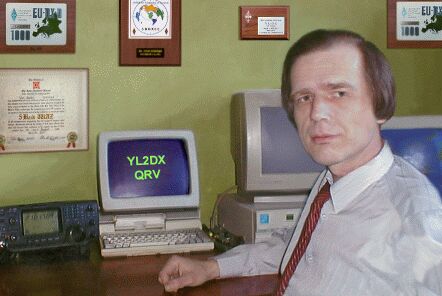 Yuri Baltin, YL2DX. 2002